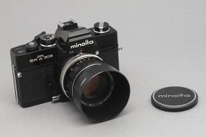 Minolta SRT 303 Black con Rokkor-PF 58mm F.1,4