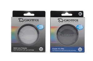 Giottos Circular PL Filter + Digital Lens Protector ø55mm